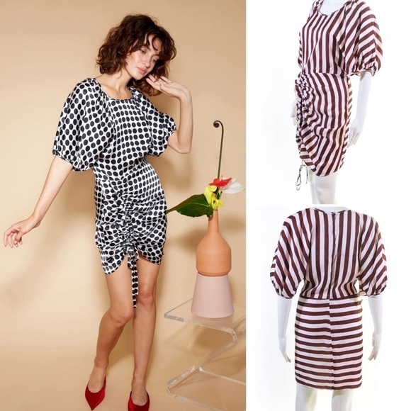 Delfi Collective Dress NWT XS Viola Dress Striped Dress New - Picture 1 of 9